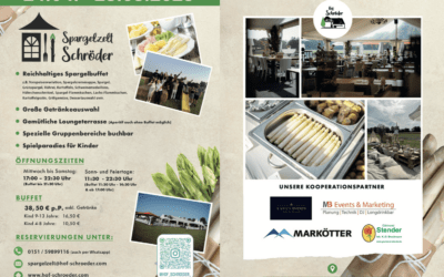 Spargelzelt Schröder – Jetzt reservieren!